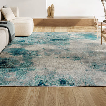 Contemporary Pop Modern Abstract Vintage Area Rug
